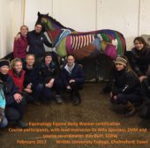 Mila Speciani docente al Writtle College per il corso Equine Body Work di Equinenergy
